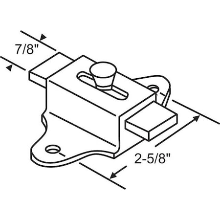 Toilet Partition Latch